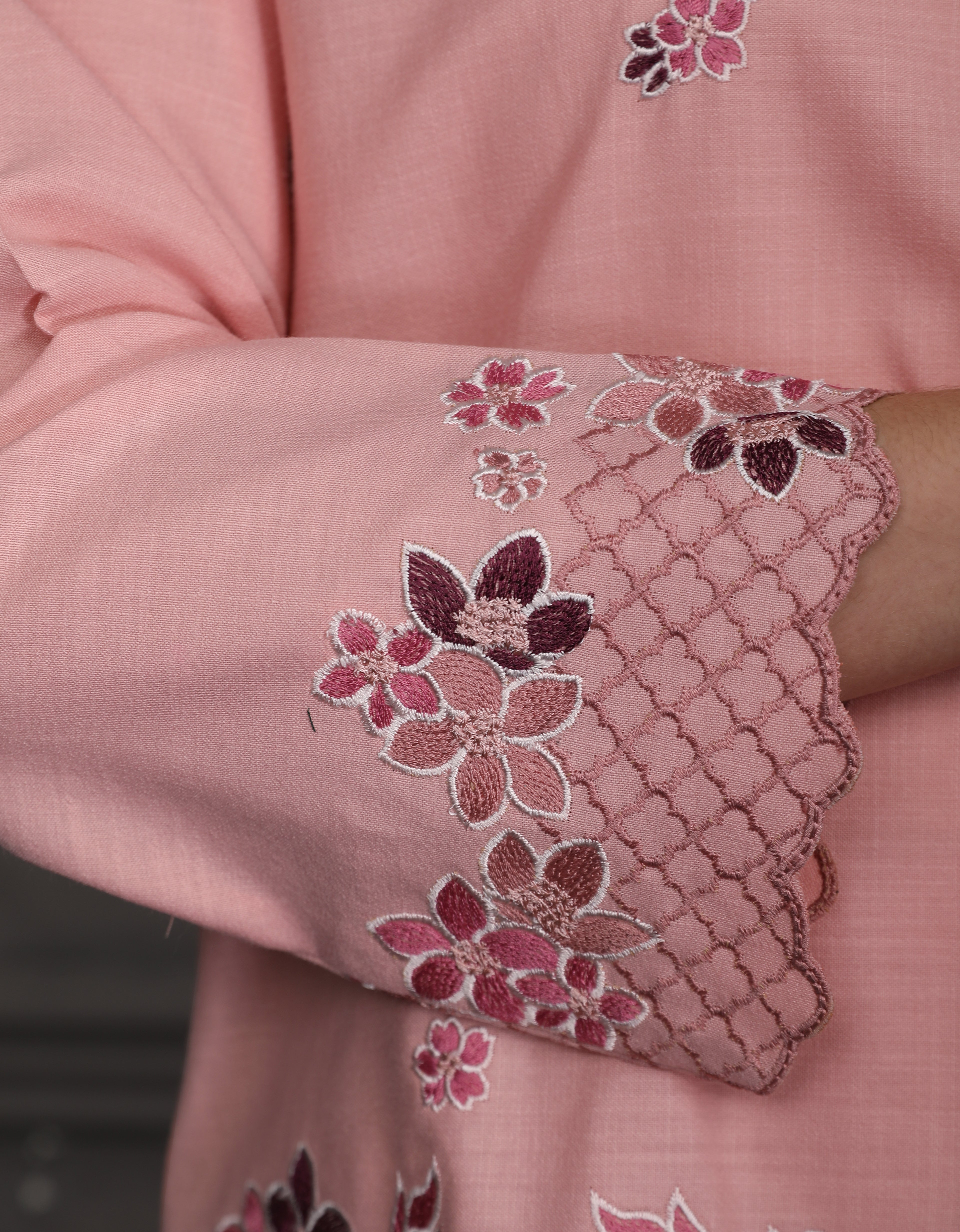 BAJU KURUNG KEDAH AVELINE (DUSTY PINK)