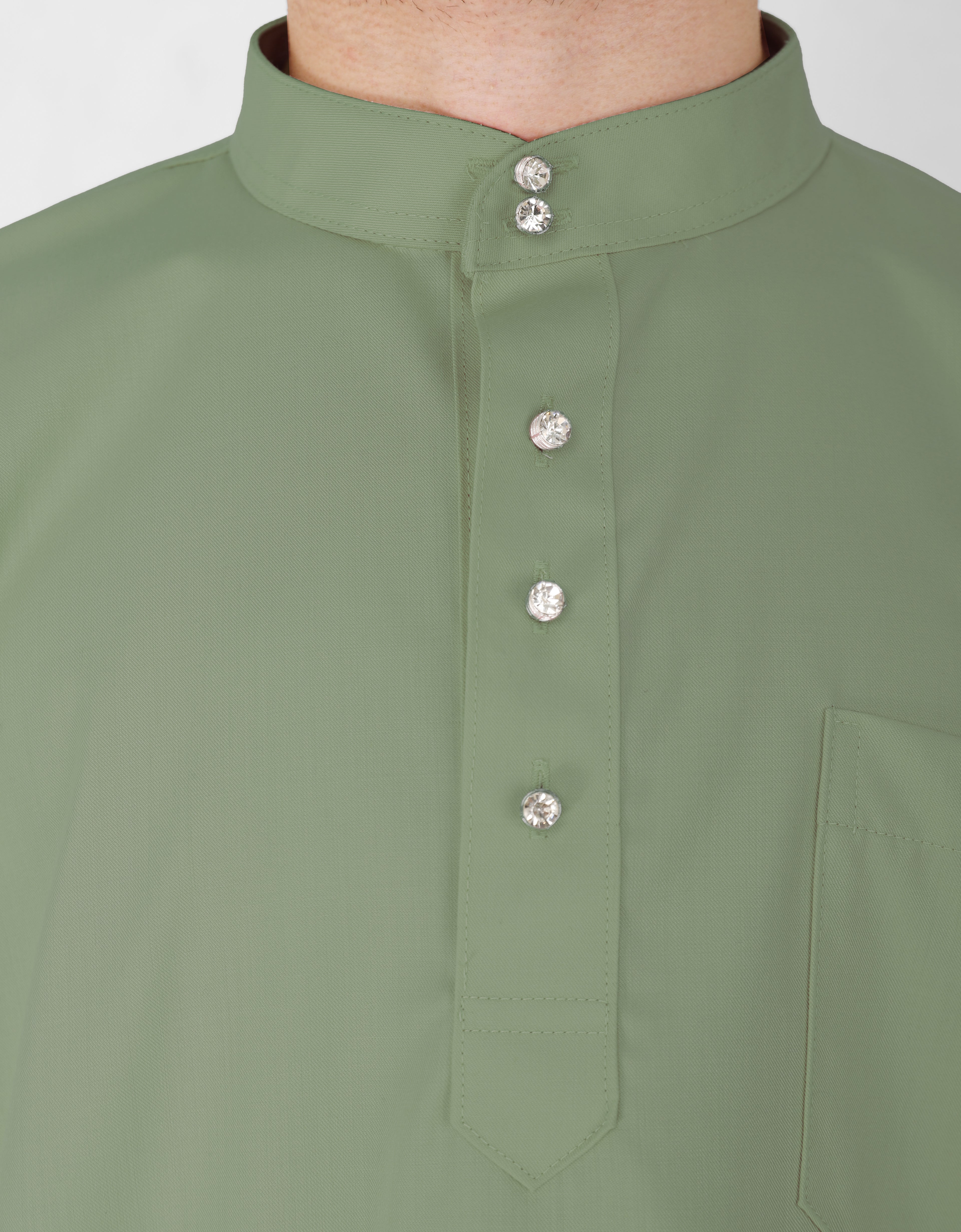 KIDS BAJU MELAYU PESAK ARMADA (TENDRIL GREEN)